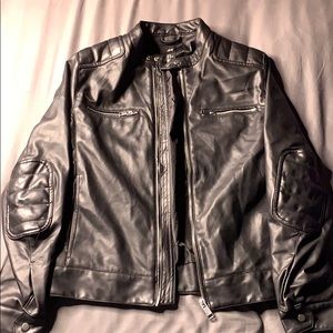 H&M leather black biker jacket Men’s.